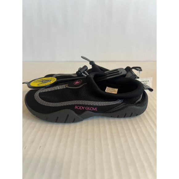 Body Glove Riptide Ill Aquasock water shoes in a kids' size 12 black pink NWT - Picture 2 of 9